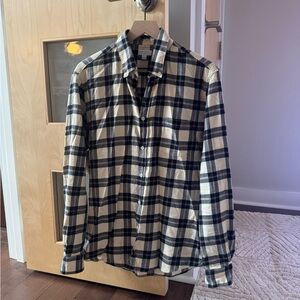Sunspell Men's Shirt - Black and White Plaid